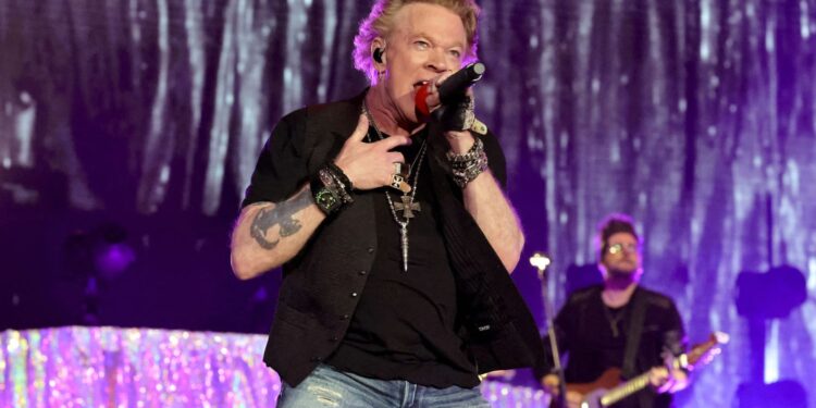 Axl Rose, the leader of Guns N’ Roses, is the target of a complaint for sexual assault