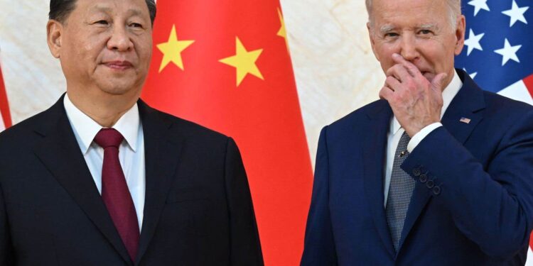 Joe Biden one week before a planned meeting with Xi Jinping