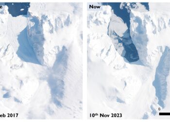 Scientists track rapid retreat of Antarctica glacier