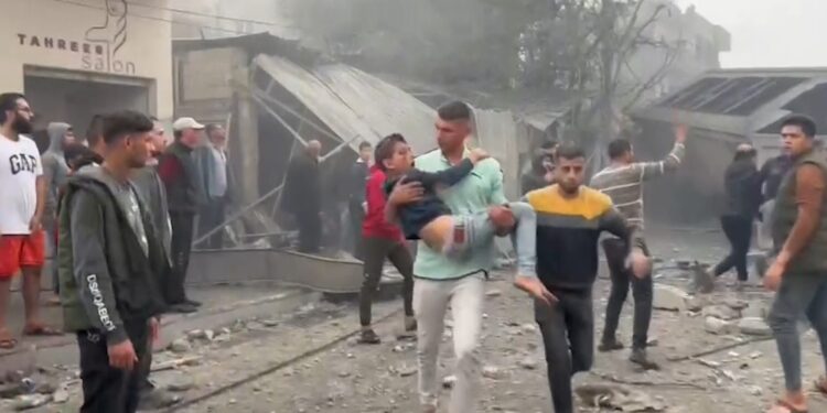 A new massacre… violent Israeli bombing on Deir al-Balah in the Gaza Strip |  Programs
