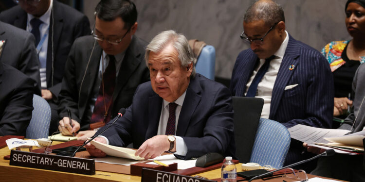 Anticipating an international vote on a ceasefire.. Guterres: There is no safe place in Gaza |  News