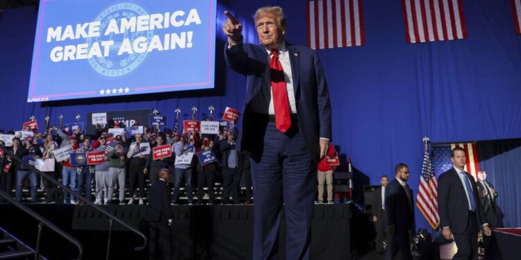 Donald Trump wants New Hampshire to put him on the path to the nomination