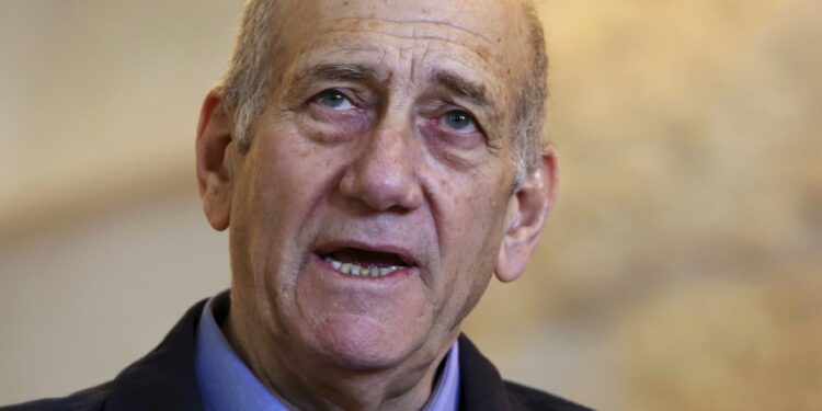 Ehud Olmert: Israel has two options, not a third