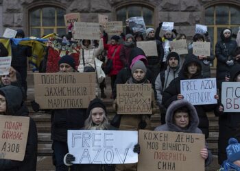 In Ukraine, demonstrations for the release of soldiers imprisoned by Russia