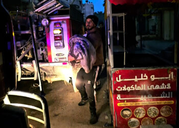 Martyrs and wounded were recovered following an Israeli bombing of a house in Nuseirat