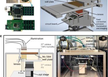 Multi-lens array microscope and AI enable faster analysis of immune cell migration