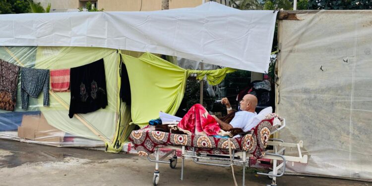 Only 1% were transferred for treatment.. Restricting the travel of the wounded from Gaza, a “previous death sentence”