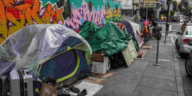Record number of homeless people in the United States