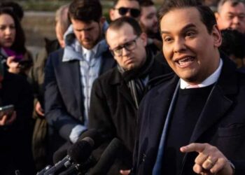 Republican elected official George Santos says he is a victim of “relentlessness”