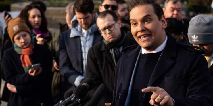 Republican elected official George Santos says he is a victim of “relentlessness”