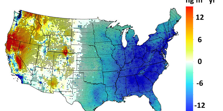 Research shows wildfires have erased two decades of progress on air quality in the western United States.