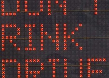 She smashes a ‘Drink or Drive’ sign after a tequila party