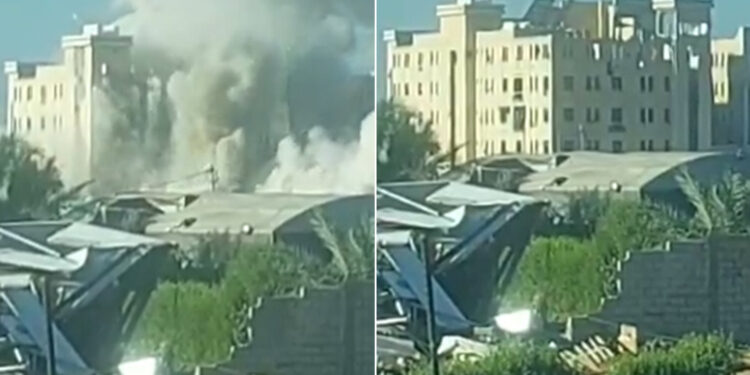 The Israeli army blows up the court complex in central Gaza  News