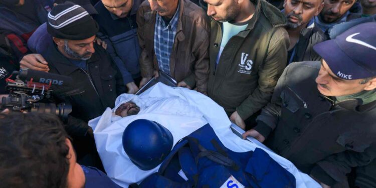 The number of journalist killed in Gaza has risen to 97 since the start of the Israeli aggression