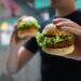 Using protein-glutaminase treatment to make veggie burgers softer