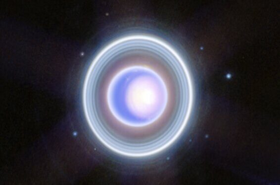 Webb rings in vacation with ringed planet Uranus
