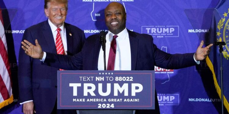 A black Republican senator, former primary candidate, formalizes his support for Trump