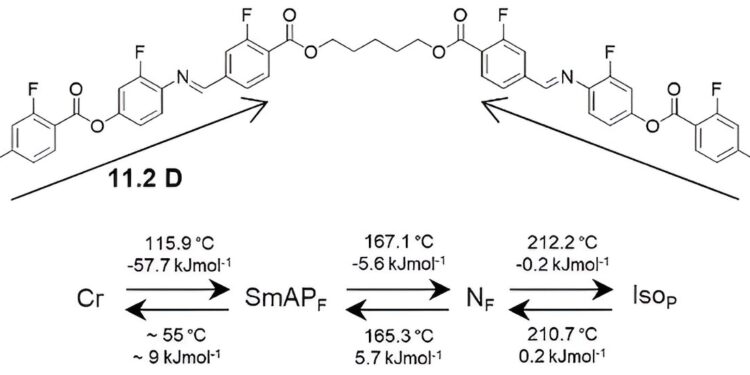 A ferroelectric dimeric liquid crystal with enormous spontaneous polarization and low-temperature dielectric constant