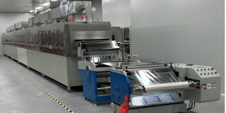 A process for making long rolls of subnanocomposite dielectric polymers