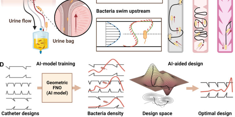 Aided by AI, new catheter design helps prevent bacterial infections