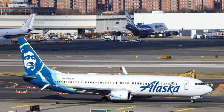 Alaska Airlines returned a Boeing 737 MAX 9 to service, with a Seattle-San Diego flight