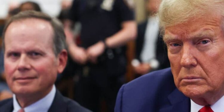 At his civil trial for fraud in New York, Trump again denounces “electoral interference”