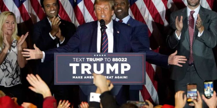 Despite important victories, warning signs for Trump