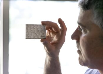 Development of tactile lithophane makes real-world science available to blind students