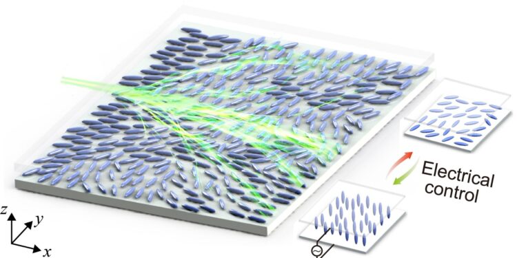 Exploring the electrical tuning of branched flow in liquid crystal films