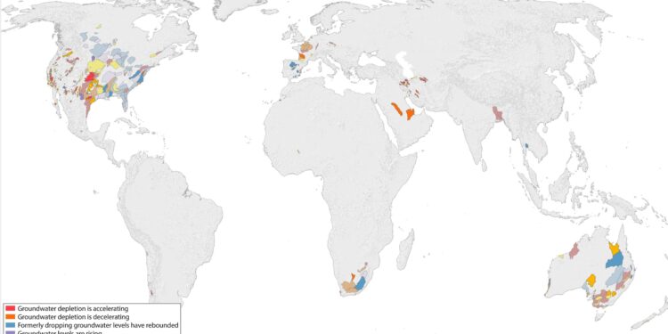 Global groundwater depletion is accelerating but not inevitable, researchers say