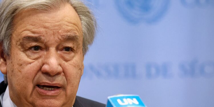 Guterres: Nothing justifies the continuation of collective punishment of the Palestinians