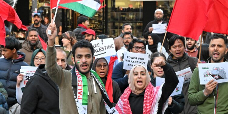 Human rights concerns about police surveillance of pro-Palestine demonstrators in Australia