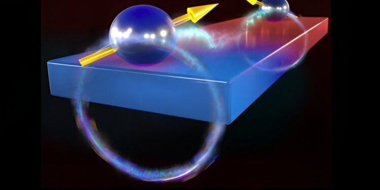 In new quantum computer design, qubits use magnets to communicate selectively