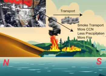 Perennial forest fires in Africa fueled by aerosol reactions