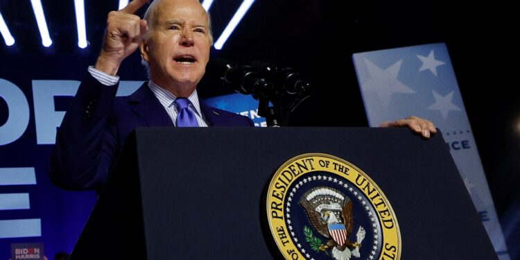 Protesters boycott a speech by Biden because of his position on the war on Gaza