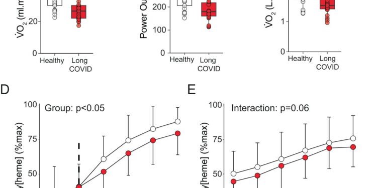 Researchers find fatigue felt by long-term COVID patients has a physical cause