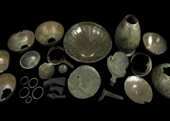 Researchers study unusual hoard of late Roman metal objects discovered in the British Isles