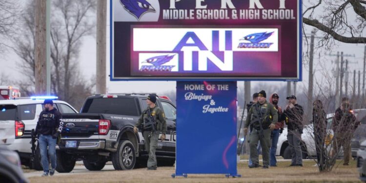 Several injured after shooting at Iowa high school