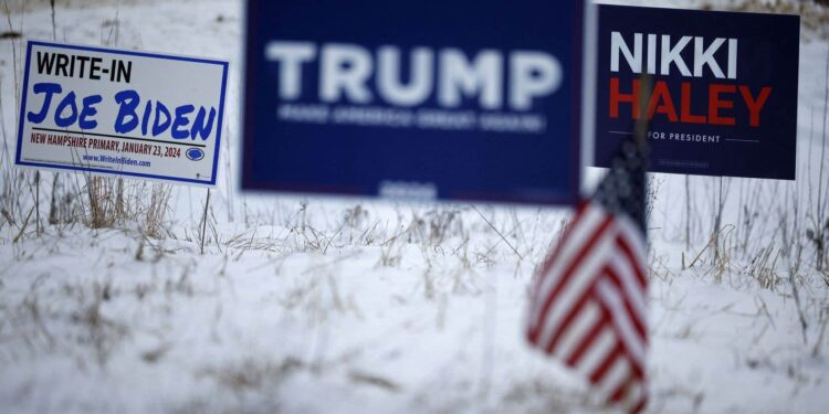 Singular voters in New Hampshire