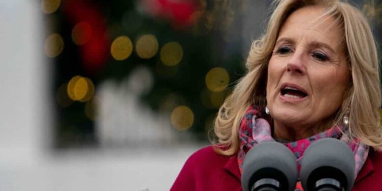 The first lady defends Hunter Biden