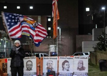 These Americans watch over the prisoners of the Capitol assault