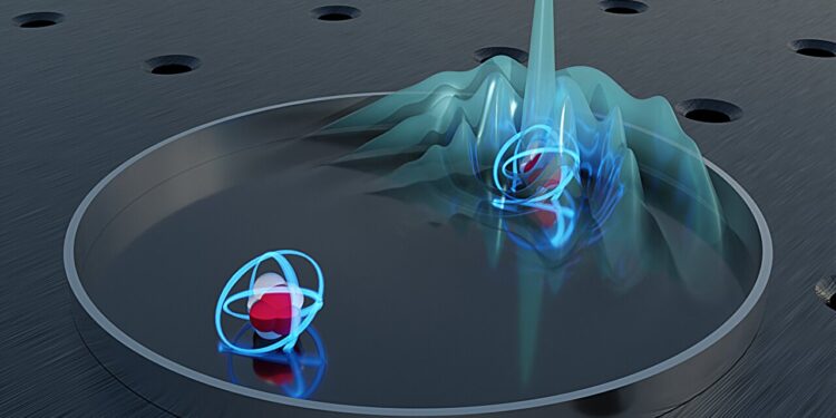Two atoms can be made to bounce a single photon with great precision.