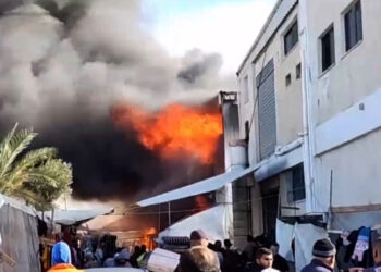 UN: A large number of casualties as a result of the occupation bombing of a shelter center in Khan Yunis