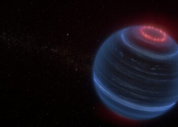 Webb finds signs of possible aurora on isolated brown dwarf