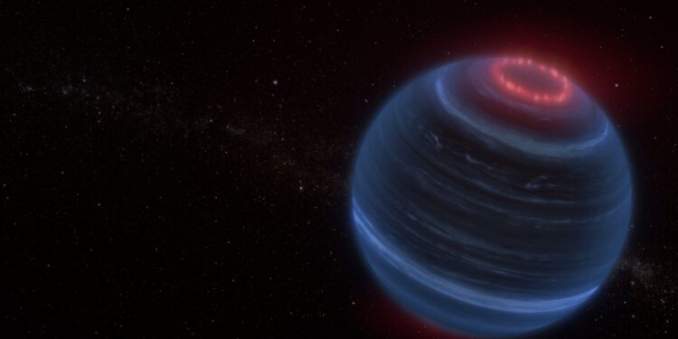 Webb finds signs of possible aurora on isolated brown dwarf