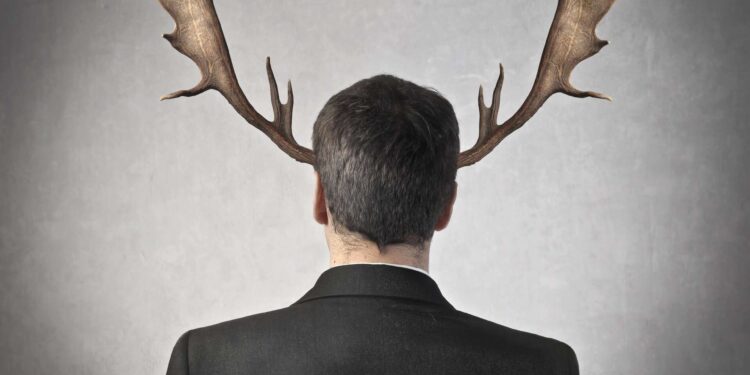 mysterious horns grow on his head