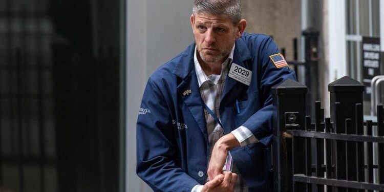 the Nasdaq plunges, with Apple and Nvidia