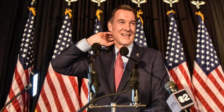 Democratic victory in a legislative election in New York to replace a Republican expelled from Congress