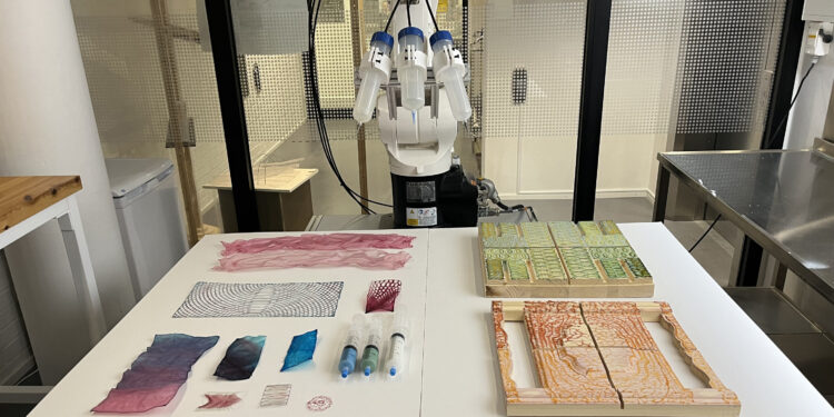 3D printed nanocellulose scaled up for green architectural applications