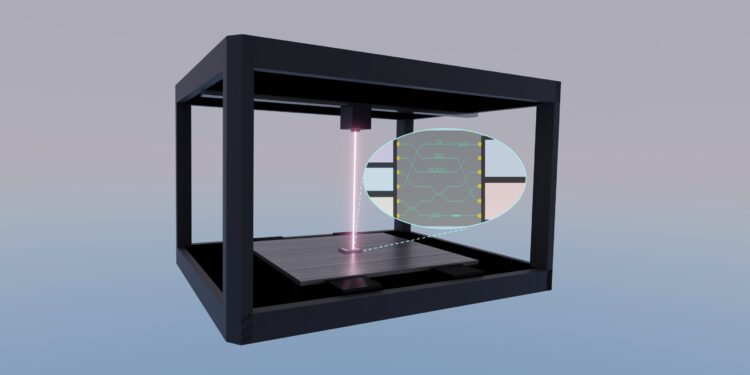 A team develops a laser printer for photonic chips